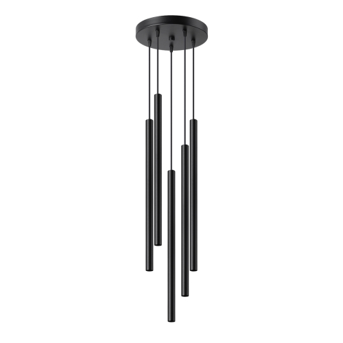 Závěsné svítidlo SOLLUX PASTELO 5P černé G9 5x8W bez žárovky SL.1176