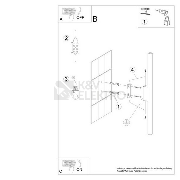 Obrázek produktu Nástěnné svítidlo SOLLUX PASTELO 2 bílé G9 2x8W bez žárovky SL.1177 5