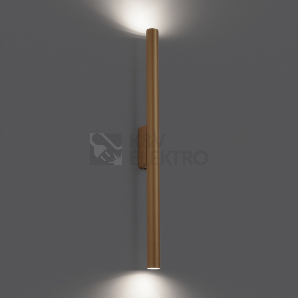 Obrázek produktu Nástěnné svítidlo SOLLUX PASTELO 2 zlaté G9 2x8W bez žárovky SL.1179 2