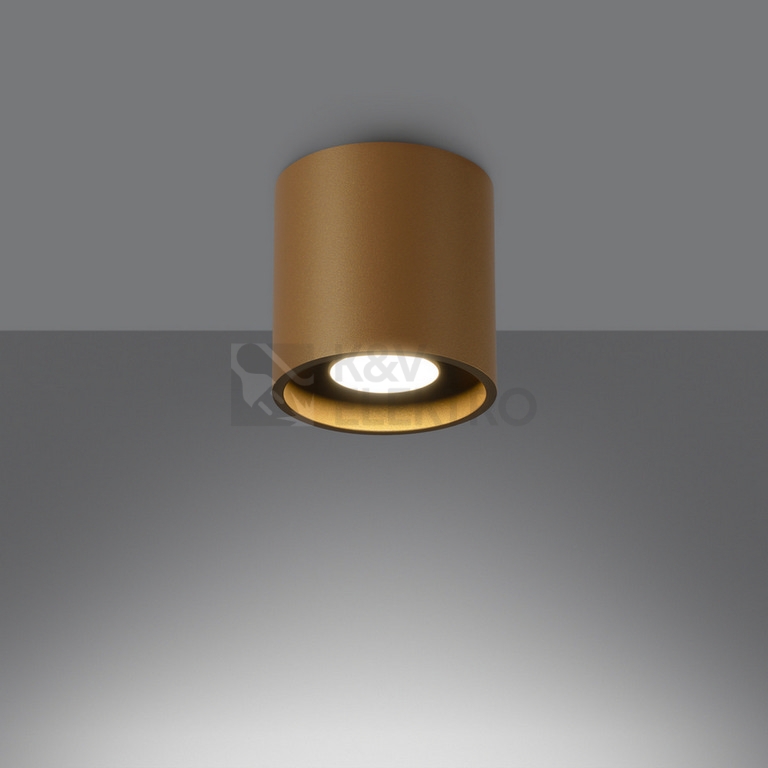 Obrázek produktu Stropní svítidlo SOLLUX ORBIS 1 zlaté GU10 1x10W bez žárovky SL.1180 2