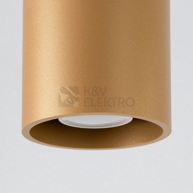 Obrázek produktu Stropní svítidlo SOLLUX ORBIS 1 zlaté GU10 1x10W bez žárovky SL.1180 3
