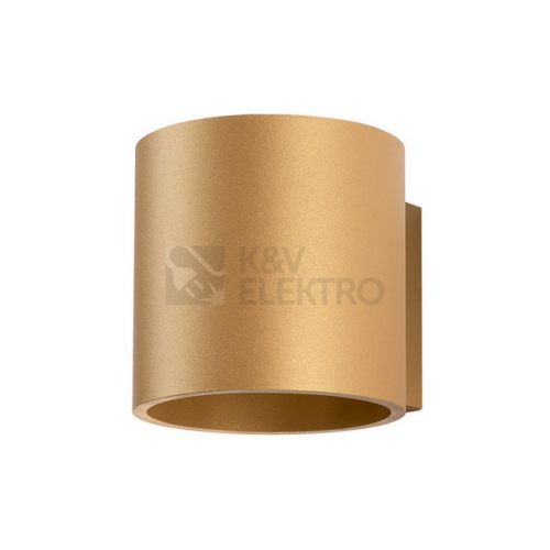 Nástěnné svítidlo SOLLUX ORBIS 1 zlaté G9 1x8W bez žárovky SL.1181