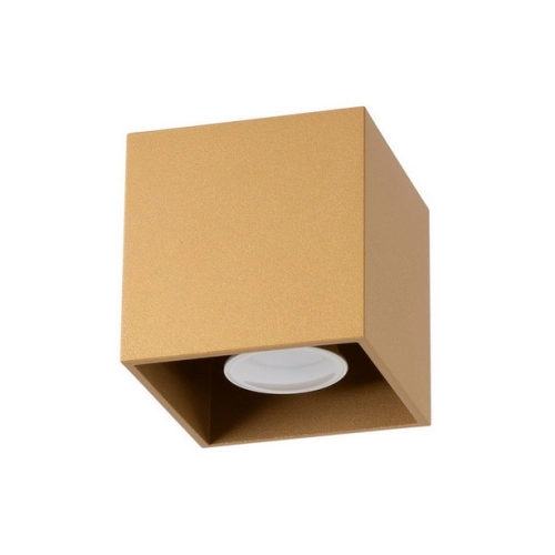 Stropní svítidlo SOLLUX QUAD 1 zlaté GU10 1x10W bez žárovky SL.1182