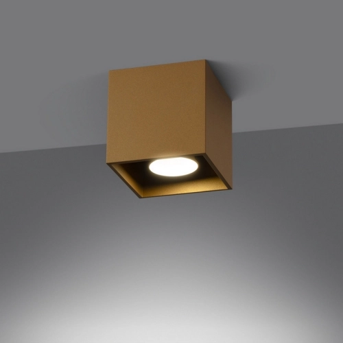 Stropní svítidlo SOLLUX QUAD 1 zlaté GU10 1x10W bez žárovky SL.1182 (obrázek 4)