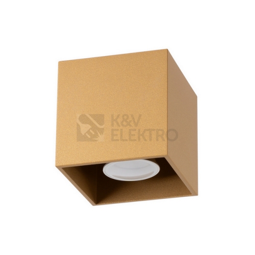 Stropní svítidlo SOLLUX QUAD 1 zlaté GU10 1x10W bez žárovky SL.1182