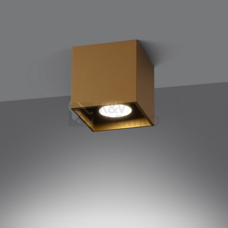 Obrázek produktu Stropní svítidlo SOLLUX QUAD 1 zlaté GU10 1x10W bez žárovky SL.1182 2