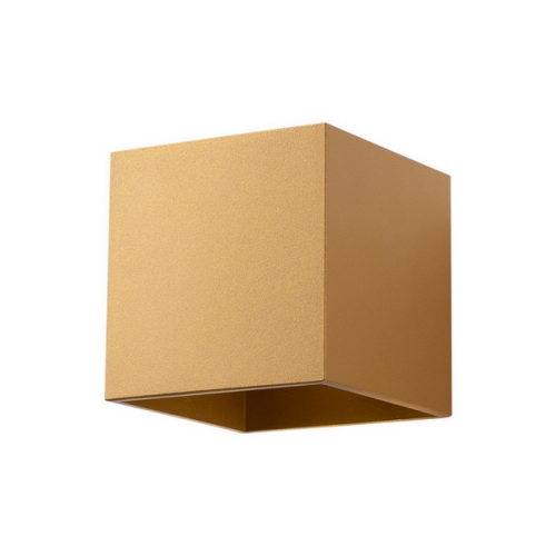 Nástěnné svítidlo SOLLUX QUAD 1 zlaté G9 1x8W bez žárovky SL.1183