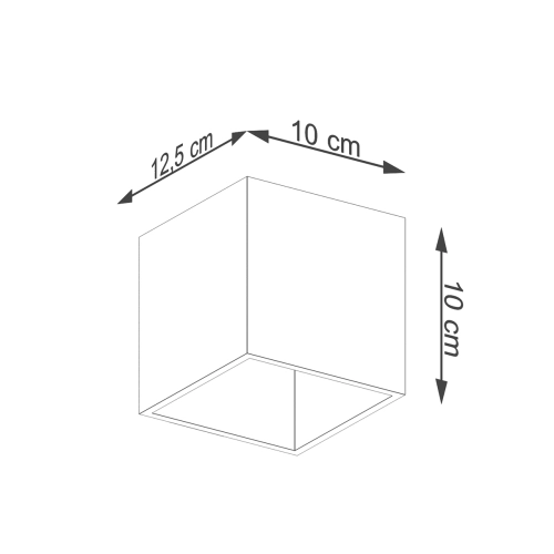 Nástěnné svítidlo SOLLUX QUAD 1 zlaté G9 1x8W bez žárovky SL.1183 (obrázek 7)