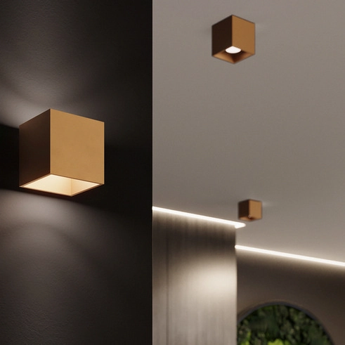 Nástěnné svítidlo SOLLUX QUAD 1 zlaté G9 1x8W bez žárovky SL.1183 (obrázek 3)
