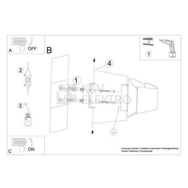 Obrázek produktu Nástěnné svítidlo SOLLUX TONI bílé G9 1x8W bez žárovky SL.1188 5