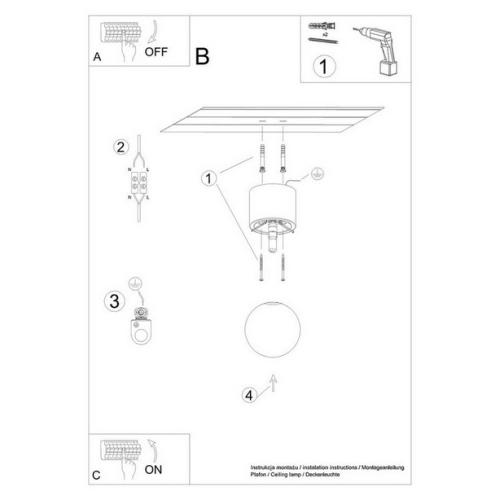 Stropní svítidlo SOLLUX BOOMO 8 G9 1x8W bez žárovky SL.1190 (obrázek 5)