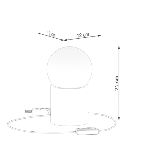 Stolní lampa SOLLUX BOOMO G9 1x8W bez žárovky SL.1193 (obrázek 4)