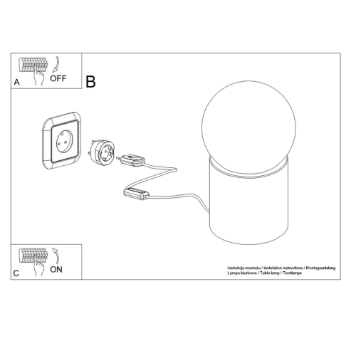 Stolní lampa SOLLUX BOOMO G9 1x8W bez žárovky SL.1193 (obrázek 5)