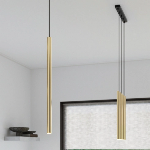 Závěsné svítidlo SOLLUX PASTELO 1 leštěná zlatá G9 1x8W bez žárovky SL.1195 (obrázek 4)