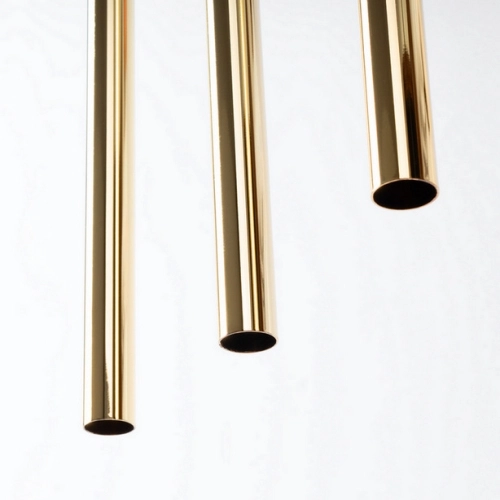 Závěsná lampa SOLLUX PASTELO 3L leštěné zlato G9 3x8W bez žárovky SL.1196 (obrázek 2)