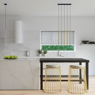 Závěsná lampa SOLLUX PASTELO 5L leštěné zlato G9 5x8W bez žárovky SL.1198 (obrázek 8)