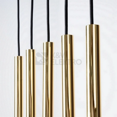 Obrázek produktu Závěsná lampa SOLLUX PASTELO 5L leštěné zlato G9 5x8W bez žárovky SL.1198 3
