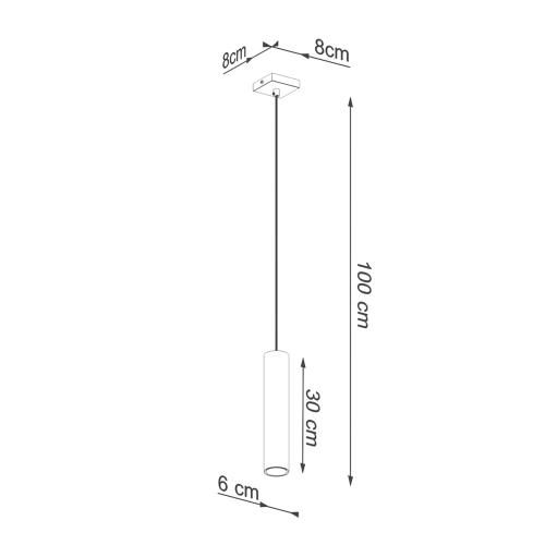 Závěsná lampa SOLLUX LAGOS 1 leštěné zlato GU10 1x10W bez žárovky SL.1200 (obrázek 9)