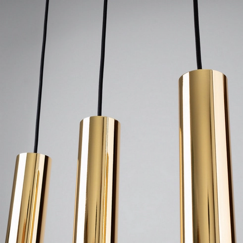 Závěsná lampa SOLLUX LAGOS 3 leštěné zlato GU10 3x10W bez žárovky SL.1201 (obrázek 9)
