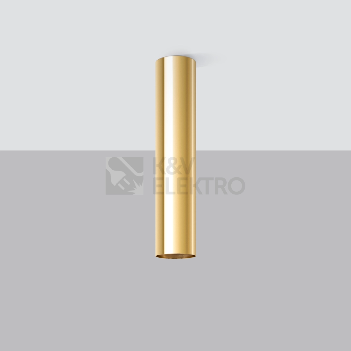 Obrázek produktu Stropní svítidlo SOLLUX LAGOS 30 leštěné zlaté GU10 1x10W bez žárovky SL.1203 1