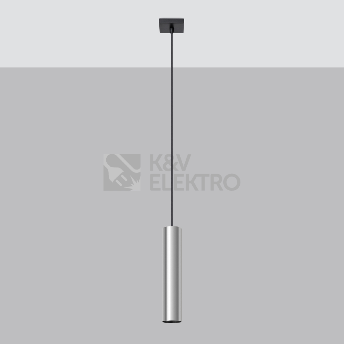 Obrázek produktu Závěsné svítidlo SOLLUX LAGOS 1 chrom GU10 1x10W bez žárovky SL.1204 1