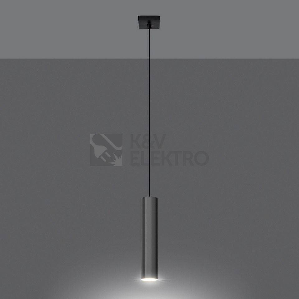 Obrázek produktu Závěsné svítidlo SOLLUX LAGOS 1 chrom GU10 1x10W bez žárovky SL.1204 2
