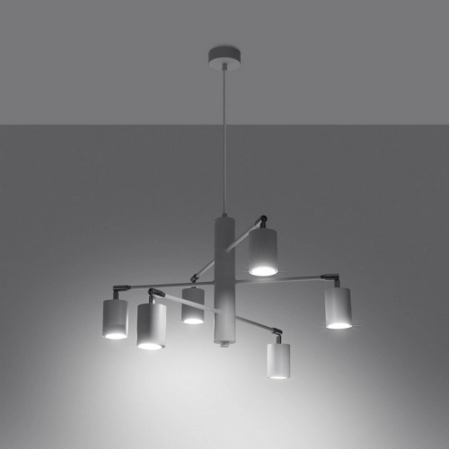 Lustr SOLLUX LEMMI 6 bílý GU10 6x10W bez žárovky SL.1206 (obrázek 7)