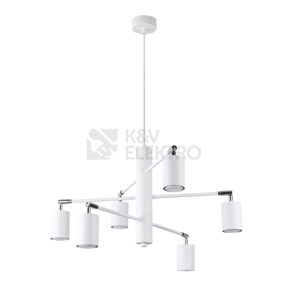 Obrázek produktu Lustr SOLLUX LEMMI 6 bílý GU10 6x10W bez žárovky SL.1206 0
