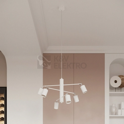 Obrázek produktu Lustr SOLLUX LEMMI 6 bílý GU10 6x10W bez žárovky SL.1206 8