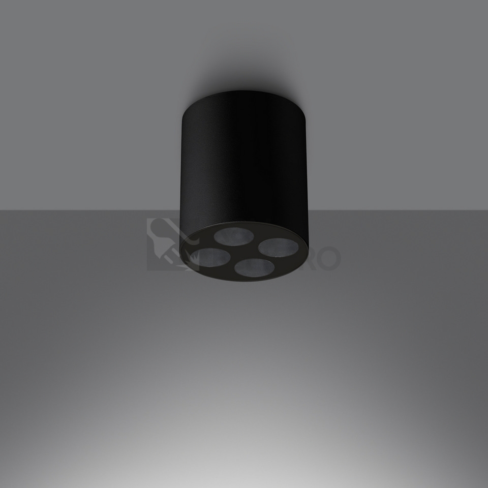 Obrázek produktu Stropní LED svítidlo SOLLUX ZOE černé 9W SL.1210 2