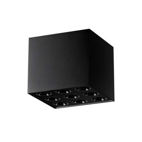 Stropní LED svítidlo SOLLUX OZZY černé 16W SL.1211