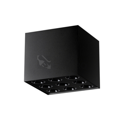 Stropní LED svítidlo SOLLUX OZZY černé 16W SL.1211