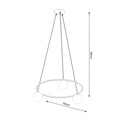 Lustr SOLLUX YOLI 3 G9 3x8W bez žárovky SL.1213 (obrázek 5)