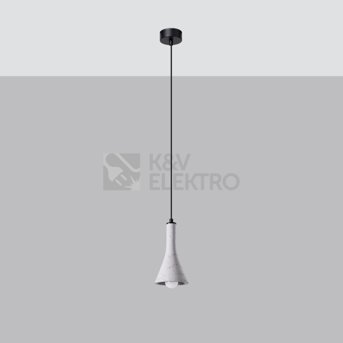Obrázek produktu Závěsné svítidlo SOLLUX REA 1 beton E14 1x12W bez žárovky SL.1223 1