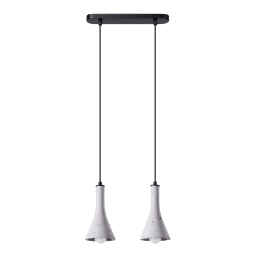 Závěsné svítidlo SOLLUX REA 2 beton E14 2x12W bez žárovky SL.1224