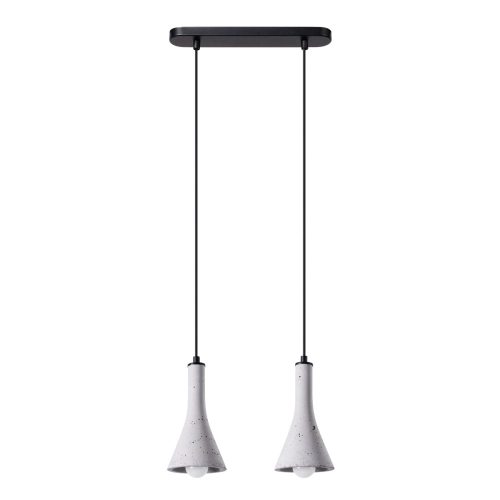 Závěsné svítidlo SOLLUX REA 2 beton E14 2x12W bez žárovky SL.1224