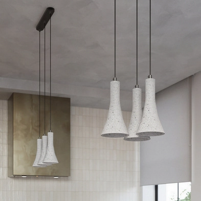 Závěsné svítidlo SOLLUX REA 3L beton E14 3x12W bez žárovky SL.1225 (obrázek 9)