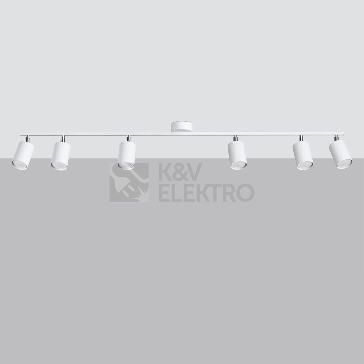 Obrázek produktu Stropní svítidlo SOLLUX LEMMI 6L bílé GU10 6x10W bez žárovky SL.1228 1