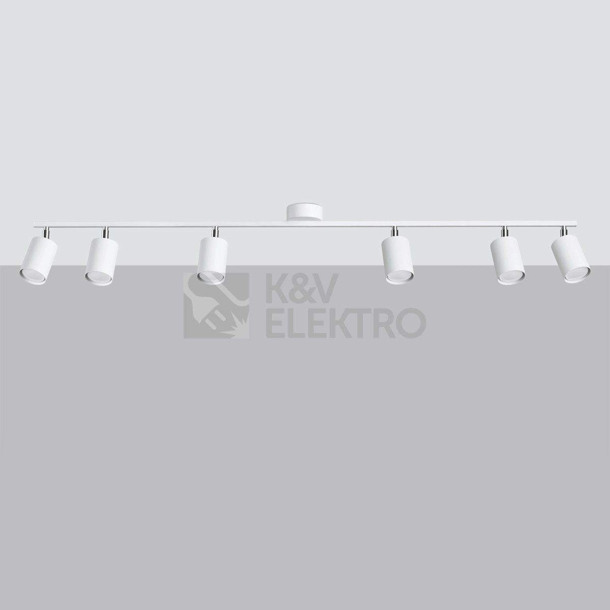 Obrázek produktu Stropní svítidlo SOLLUX LEMMI 6L bílé GU10 6x10W bez žárovky SL.1228 1
