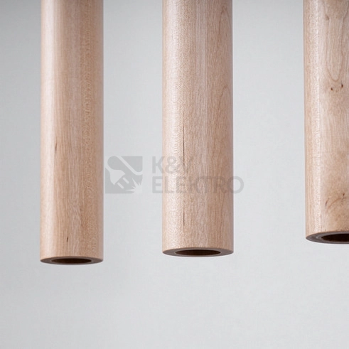 Obrázek produktu Závěsné svítidlo SOLLUX PASTELO 5L dřevo G9 5x8W bez žárovky SL.1269 3