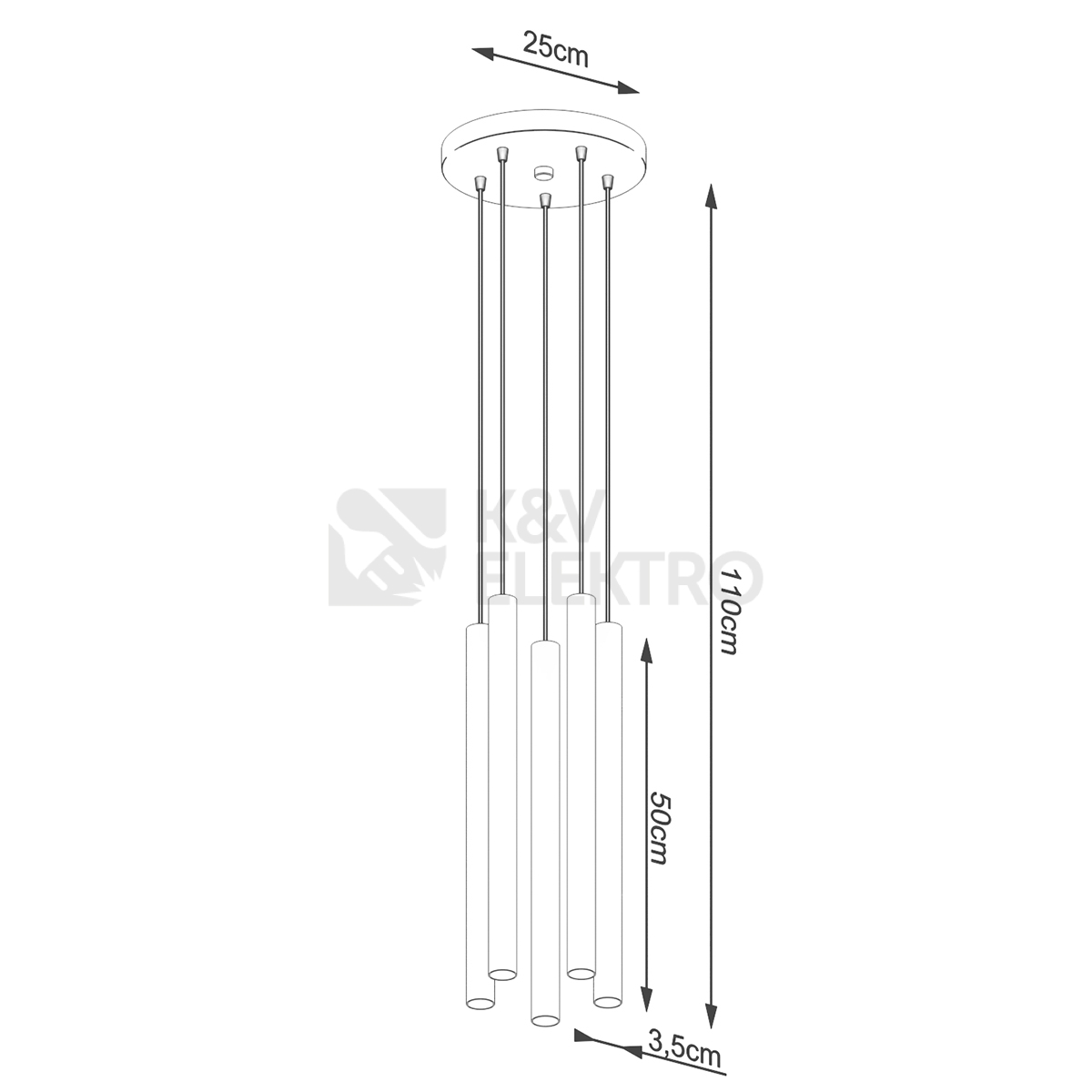 Obrázek produktu Závěsné svítidlo SOLLUX PASTELO 5P dřevo G9 5x8W bez žárovky SL.1270 4