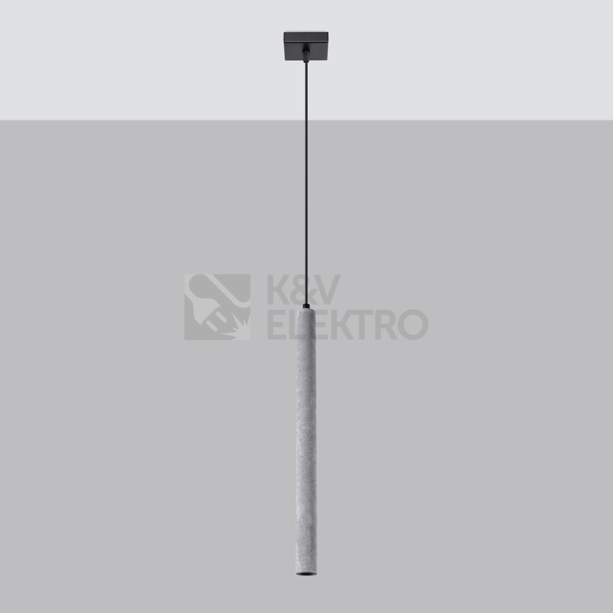 Obrázek produktu Závěsné svítidlo SOLLUX PASTELO 1 beton G9 1x8W bez žárovky SL.1271 1