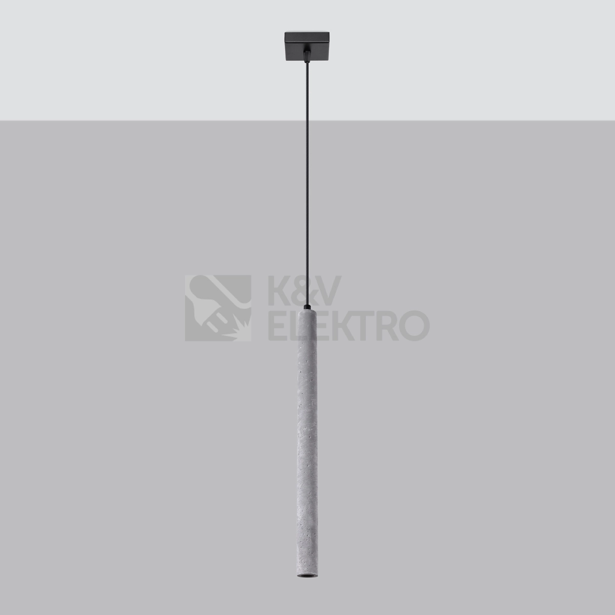 Obrázek produktu Závěsné svítidlo SOLLUX PASTELO 1 beton G9 1x8W bez žárovky SL.1271 1