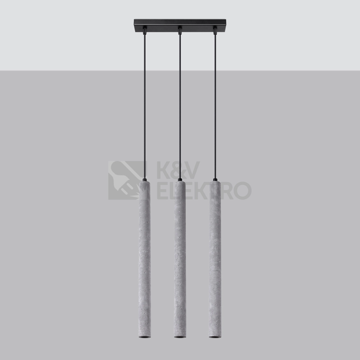 Obrázek produktu Závěsné svítidlo SOLLUX PASTELO 3L betonové G9 3x8W bez žárovky SL.1272 1