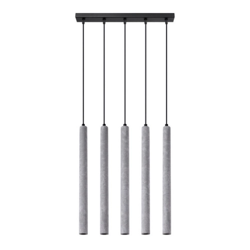 Závěsné svítidlo SOLLUX PASTELO 5L betonové G9 5x8W bez žárovky SL.1274