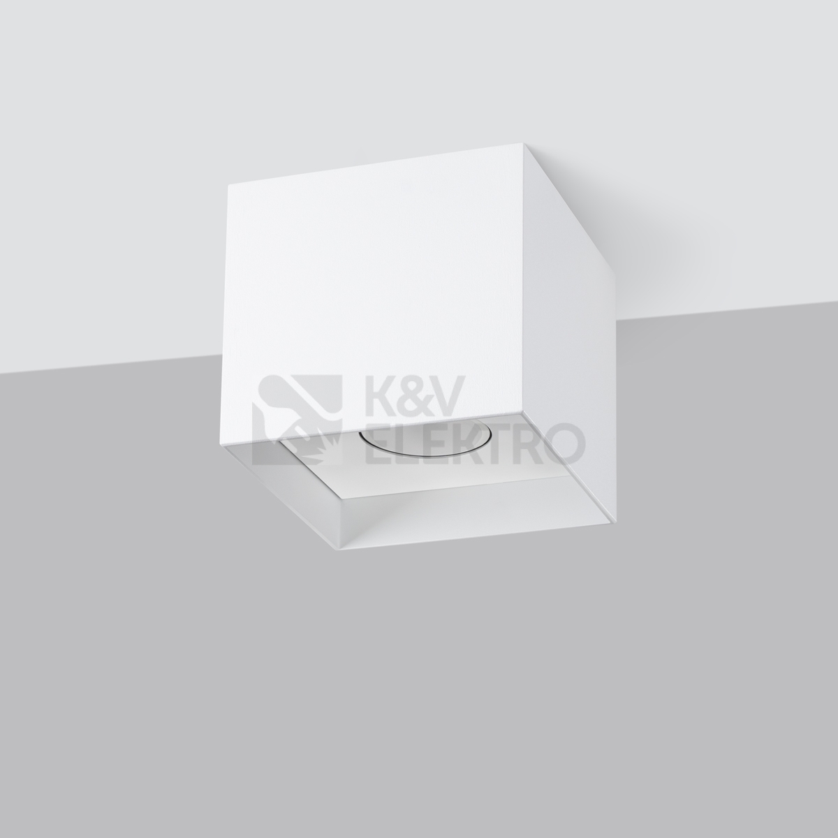 Obrázek produktu Stropní svítidlo SOLLUX HATI bílé GU10 1x10W bez žárovky SL.1276 1