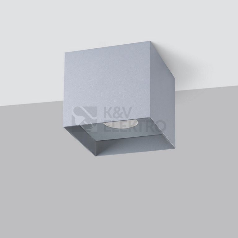Obrázek produktu Stropní svítidlo SOLLUX HATI šedé GU10 1x10W bez žárovky SL.1278 1