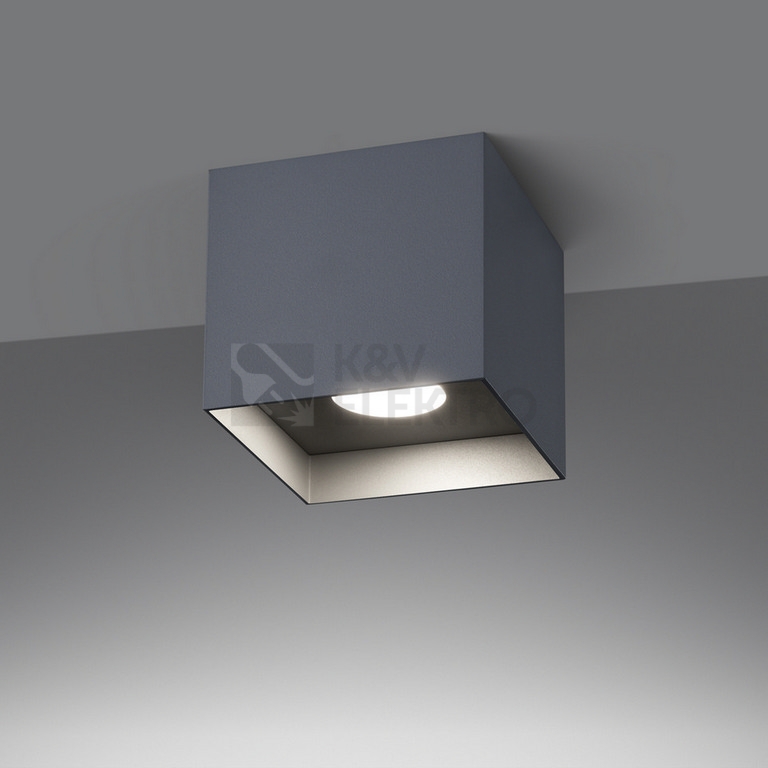 Obrázek produktu Stropní svítidlo SOLLUX HATI šedé GU10 1x10W bez žárovky SL.1278 2