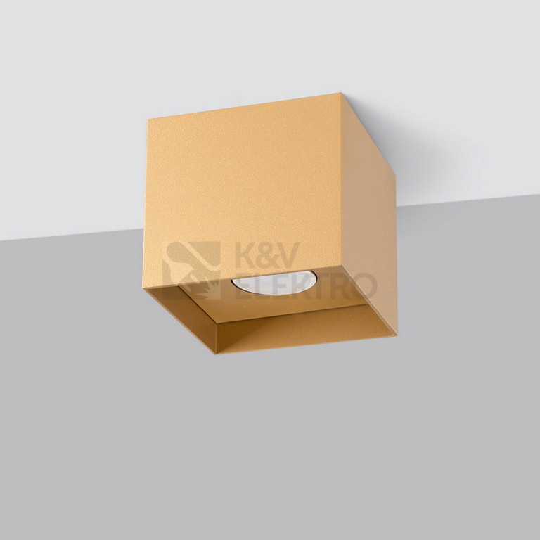 Obrázek produktu Stropní svítidlo SOLLUX HATI zlaté GU10 1x10W bez žárovky SL.1279 1