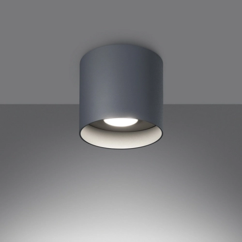 Stropní svítidlo SOLLUX MIKA šedé GU10 1x10W bez žárovky SL.1282 (obrázek 6)